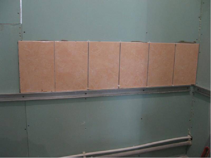 Укладка плитки на гипсокартон в ванной: пошаговая инструкция