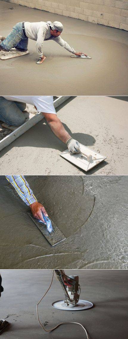 Железнение бетона как лучший способ укрепить поверхность