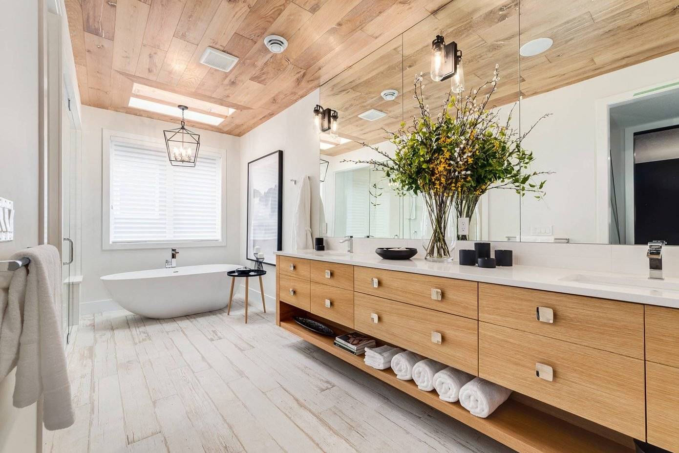 Как сделать ванную комнату в деревянном доме своими руками