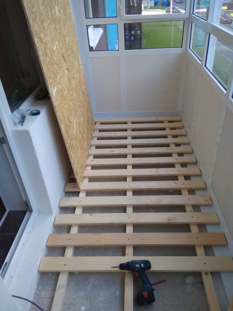 Как поднять пол на балконе и лоджии своими руками на 20 см, 15 см и более