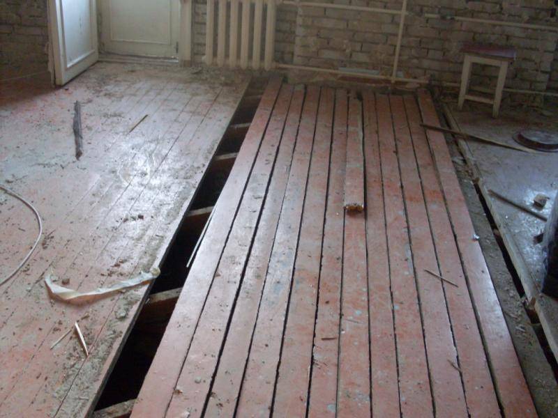 Демонтаж деревянного пола: инструкция - ремонт и дизайн