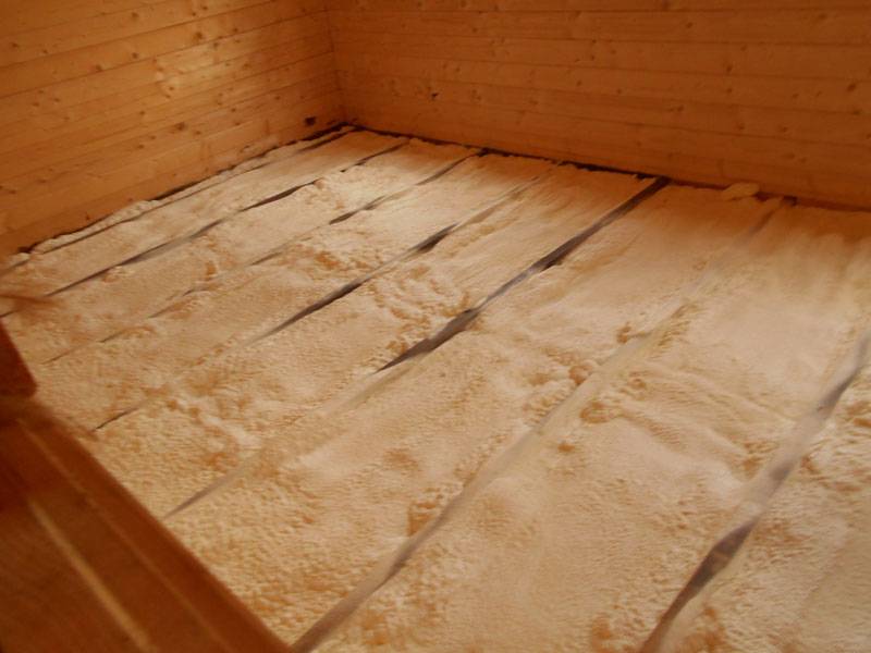 Можно ли применять напыляемый утеплитель «Экотермикс» для теплоизоляции деревянных полов?