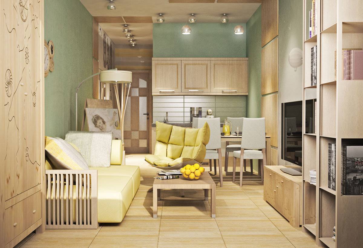 Современный дизайн маленькой квартиры — фото идеи интерьера