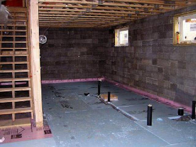 Как сделать пол в цокольном этаже дома из бетона или дерева | погреб-подвал