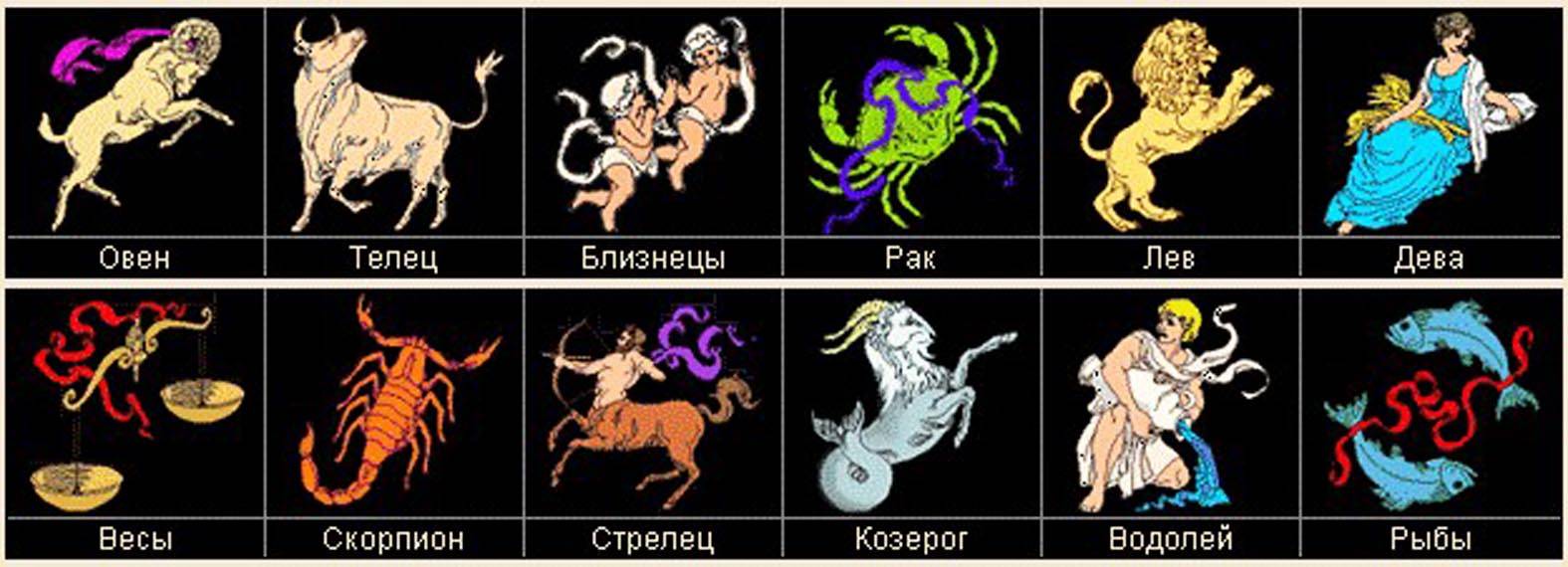 Знаки зодиака у себя дома