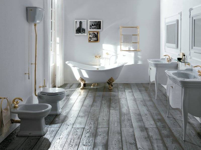 Как положить плитку на деревянный пол в ванной комнате: технология укладки