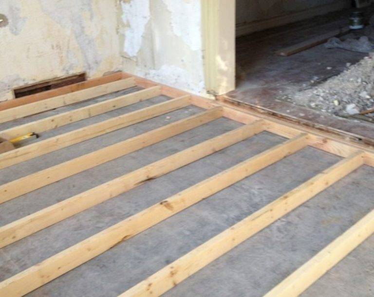 Деревянный пол на бетонном основании: настил своими руками, укладка, как положить на бетонную стяжку, фото и видео