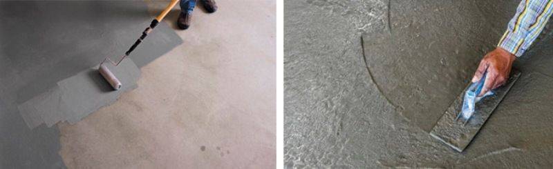 Как железнить бетонный пол, с упрочненным верхним слоем, видео