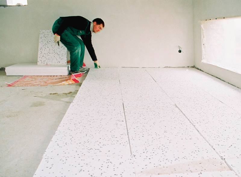 Варианты утепления бетонного пола