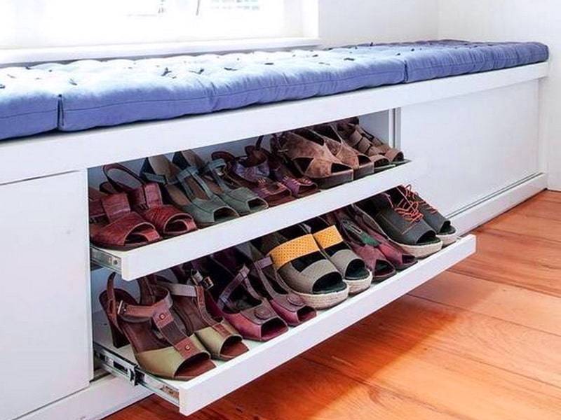 Хранение обуви в прихожей