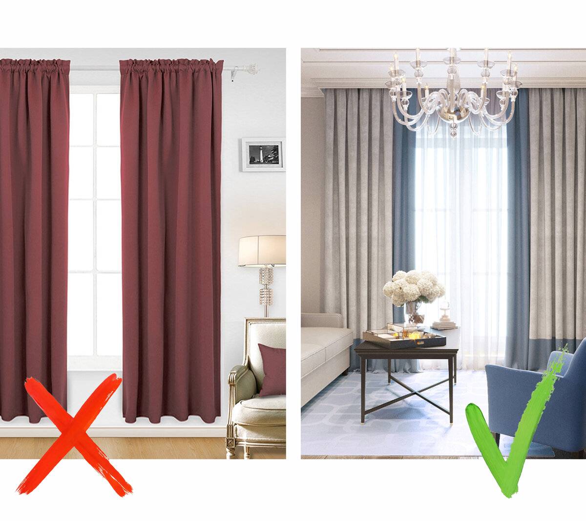 Как подобрать цвет штор под интерьер? – 10 простых правил стильного дизайна