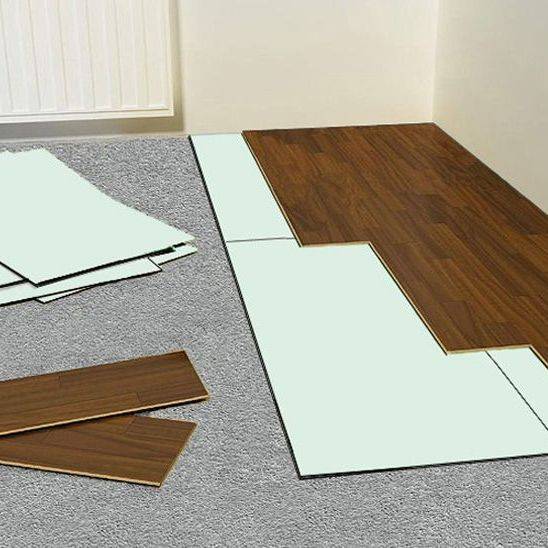 Укладка ламината на бетонный пол с подложкой: инструкция ????