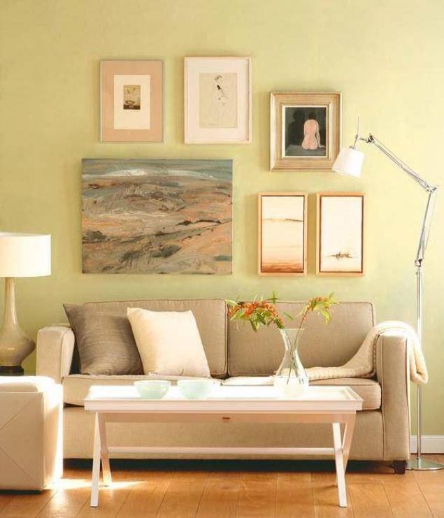 Картины в зале над диваном: какую картину повесить по фен шуй (11 фото)