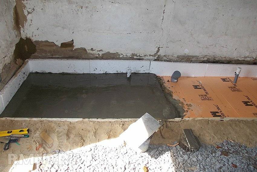 Устройство бетонного пола по грунту в частном доме своими руками