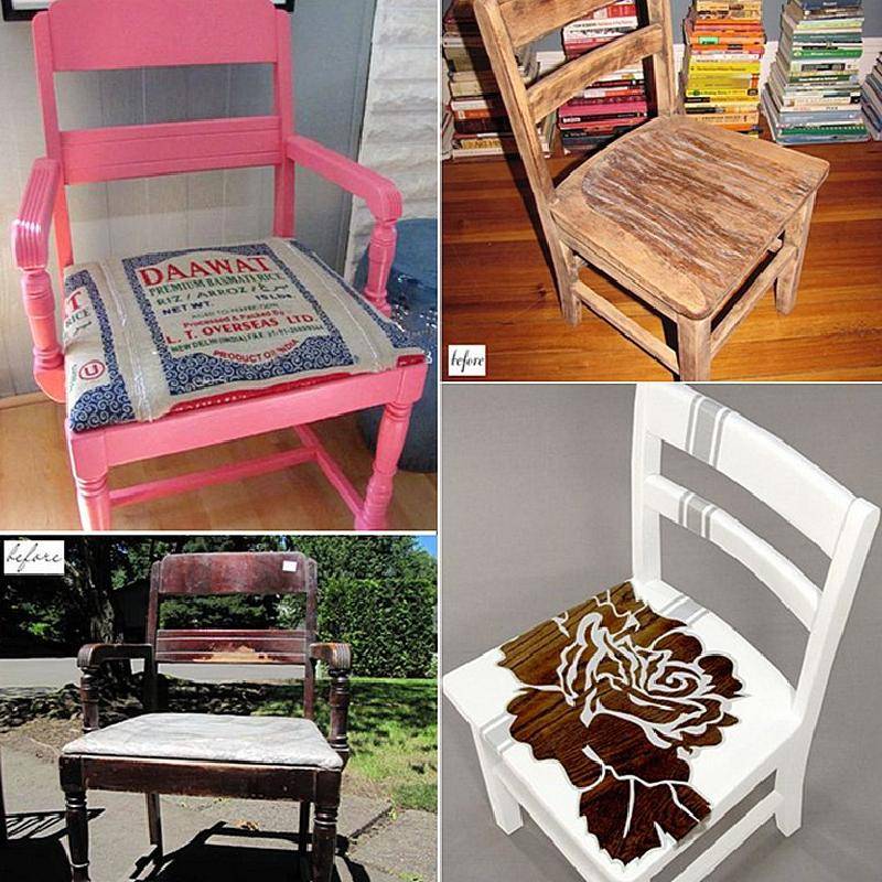 Декор стульев своими руками: 120 фото идей оформления старых стульев с мастер-классом для начинающих