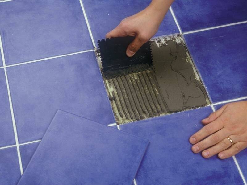 Ремонт плитки на полу — причины повреждения, варианты выполнения работ