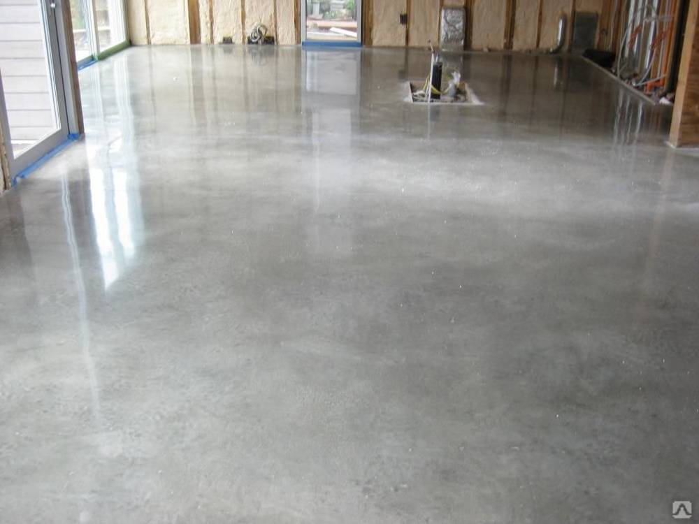Шлифовка бетонного пола, полированный бетон в домашних условиях