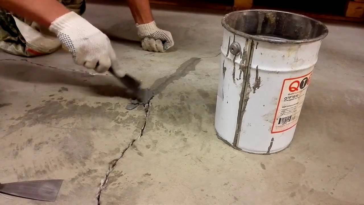Чем заделать трещины в бетонном полу: обзор лучших вариантов