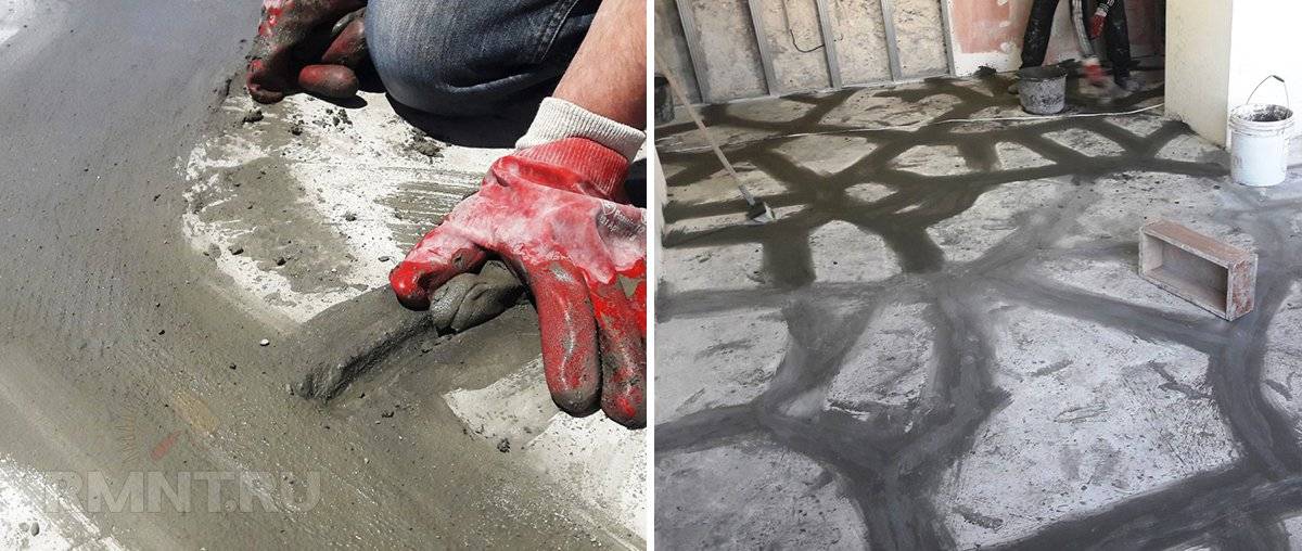 Ремонт бетонных полов и чем заделать дыры в бетонном полу