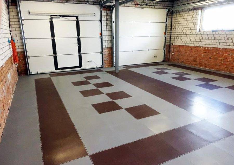 Выбор плитки для гаража на пол