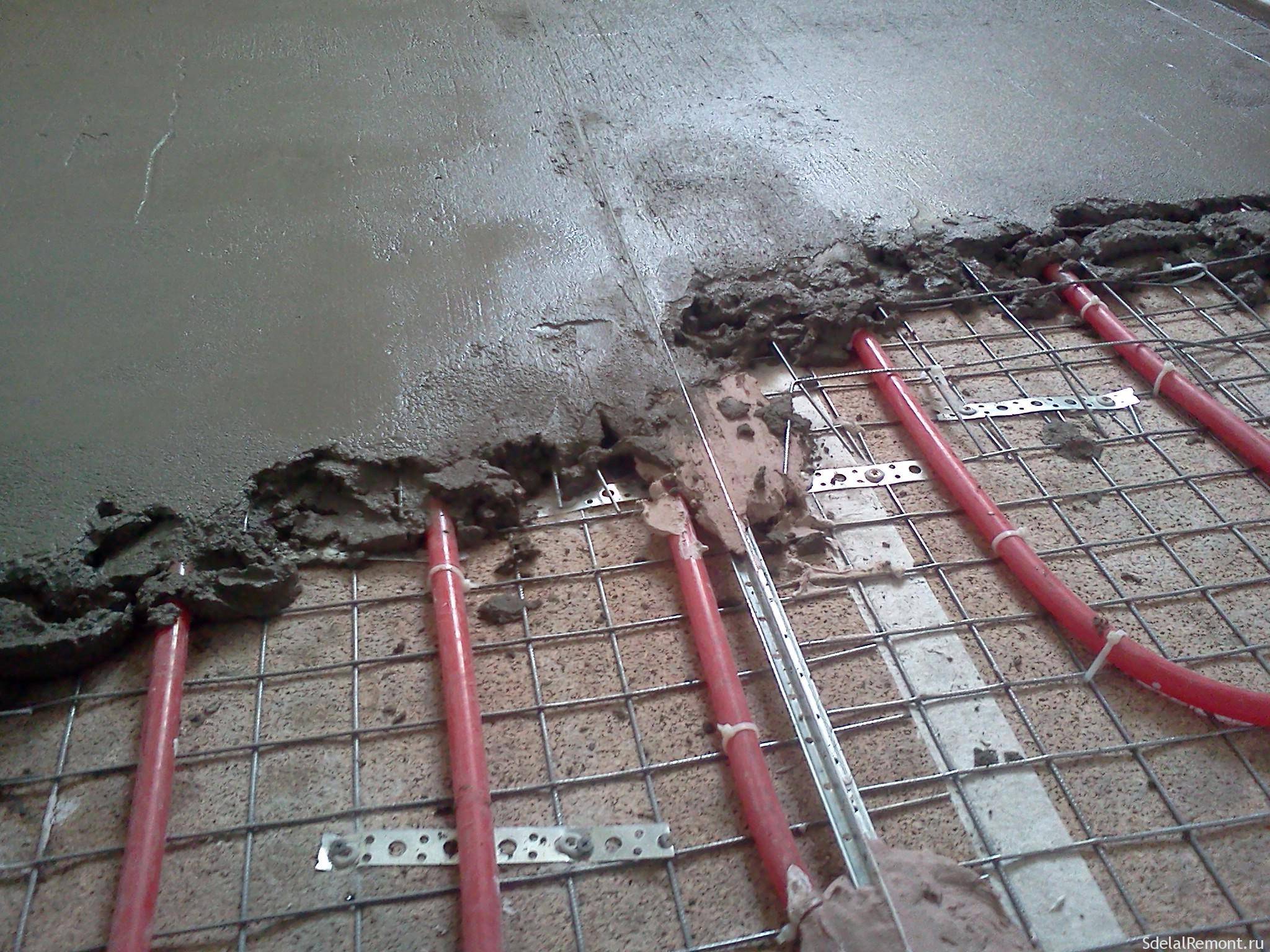 Теплый пол под ламинат на бетонный пол - укладка своими руками!
