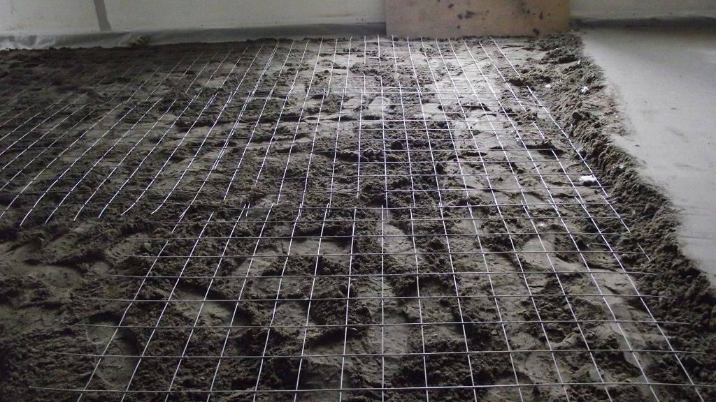 Сетка для армирования стяжки из бетона