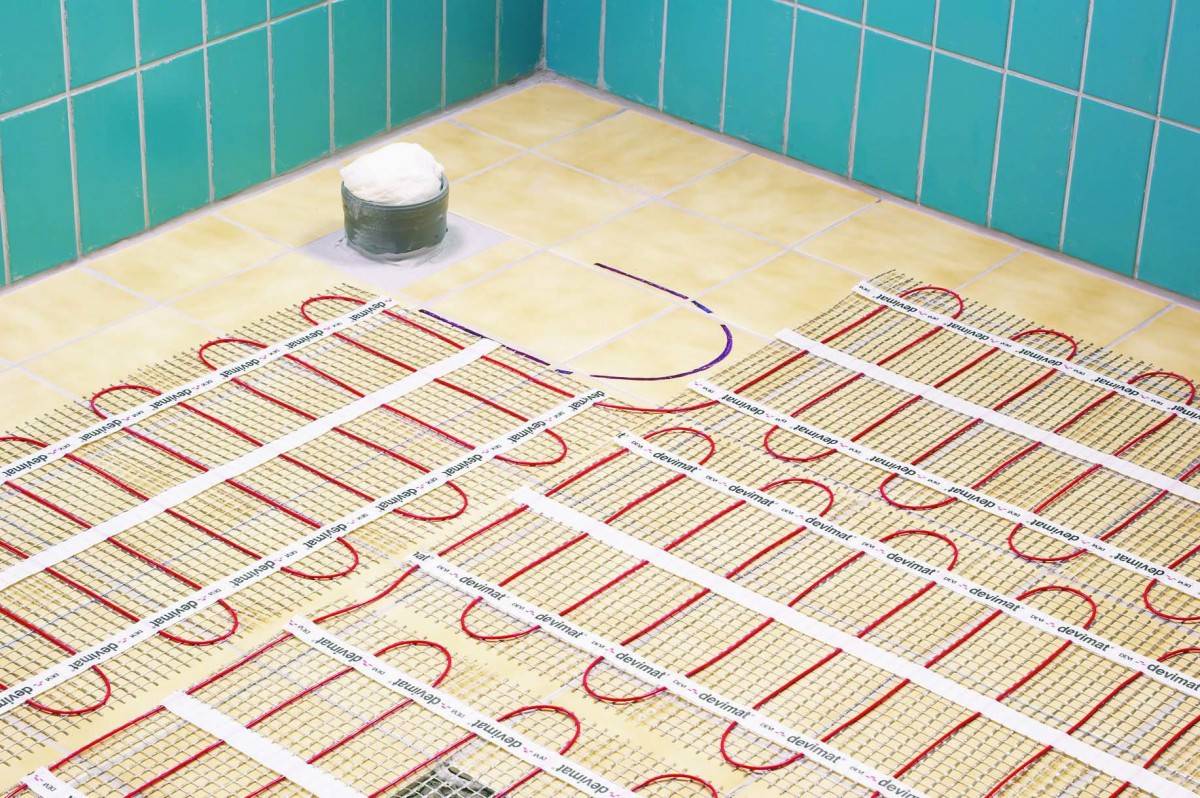 Монтаж электрического теплого пола в ванной своими руками — все тонкости работы