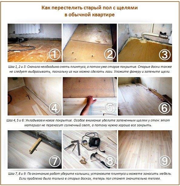 Замена деревянного пола на бетонный в квартире своими руками в блоге vira