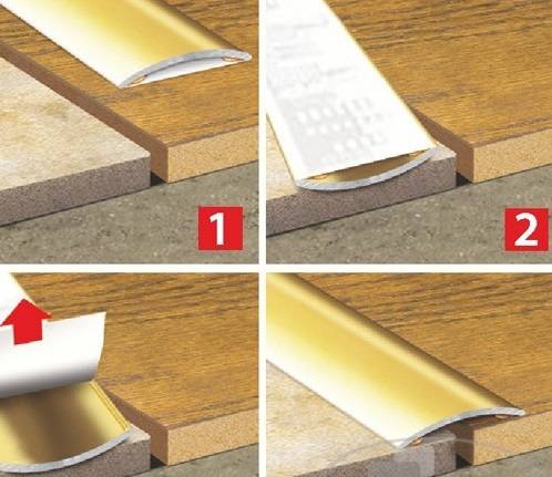 Как состыковать плитку и ламинат с порогом и без него – 5 решений
