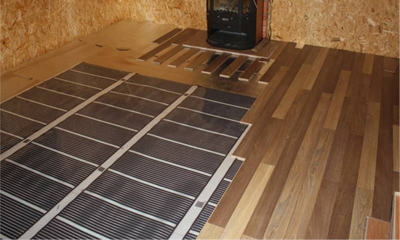 Электрический тёплый пол под ламинат и линолеум на деревянный пол — викистрой