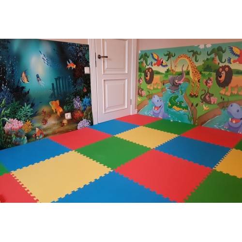 Мягкий пол для детских комнат: удобная, красивая и безопасная идея