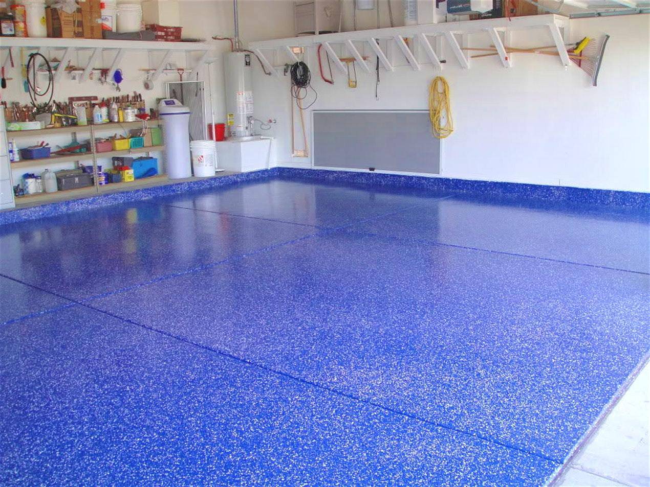 Чем покрасить бетонный пол в гараже чтобы не пылил - полезные статьи о лкм