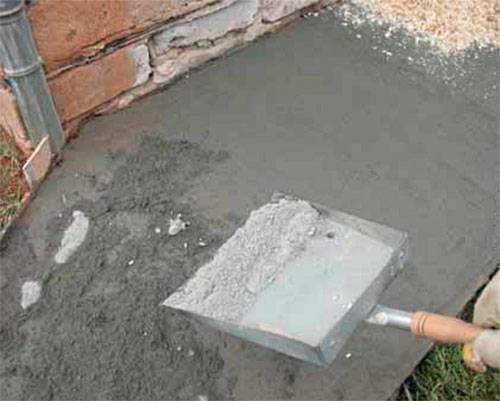 Железнение бетонных полов