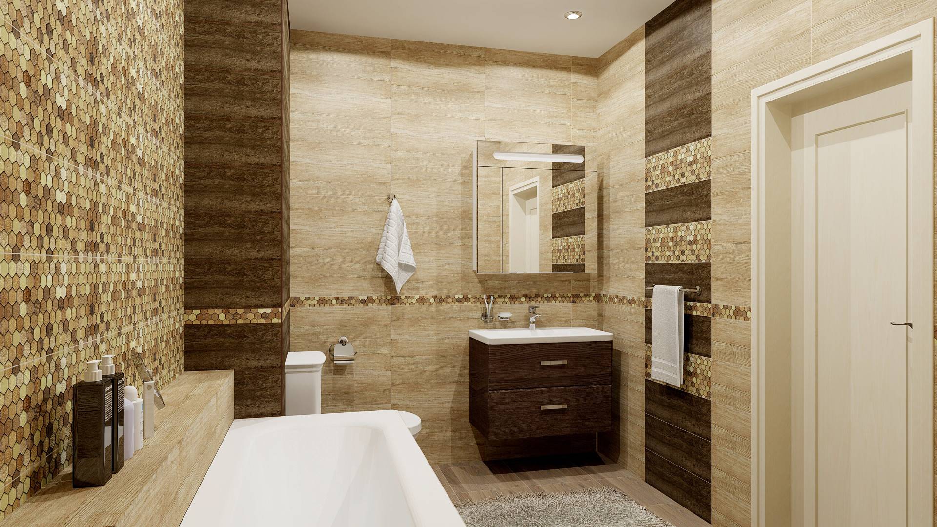 Современная ванная комната 2021-2022 - 7 идей в соответствии с трендами! | дизайн и интерьер ванной комнаты