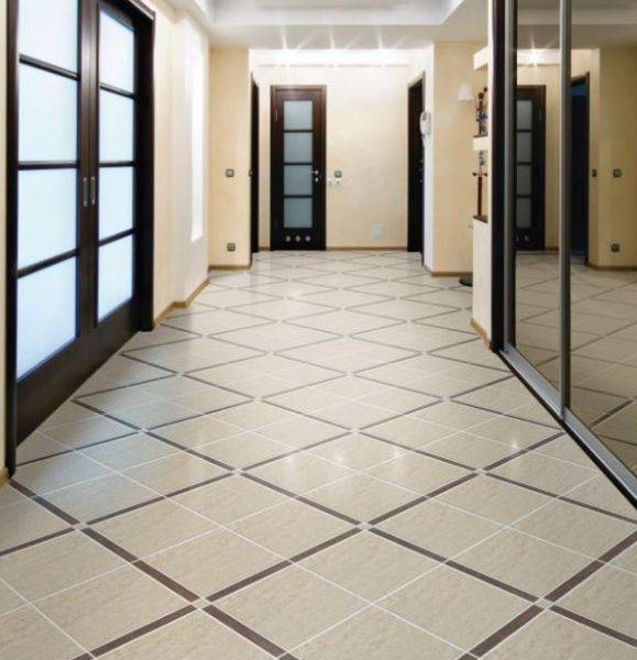 Плитка на пол в коридор (245+ фото) – как выбрать и положить? современные и красивые варианты