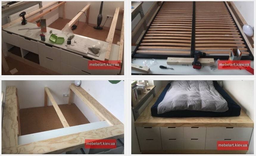 Изготовление кровати-подиума своими руками — поэтапная инструкция