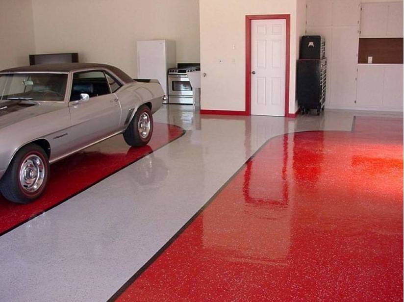 Чем покрасить бетонный пол в гараже, чтобы не пылил. чем покрасить бетонный пол в гараже? выбираем краску.