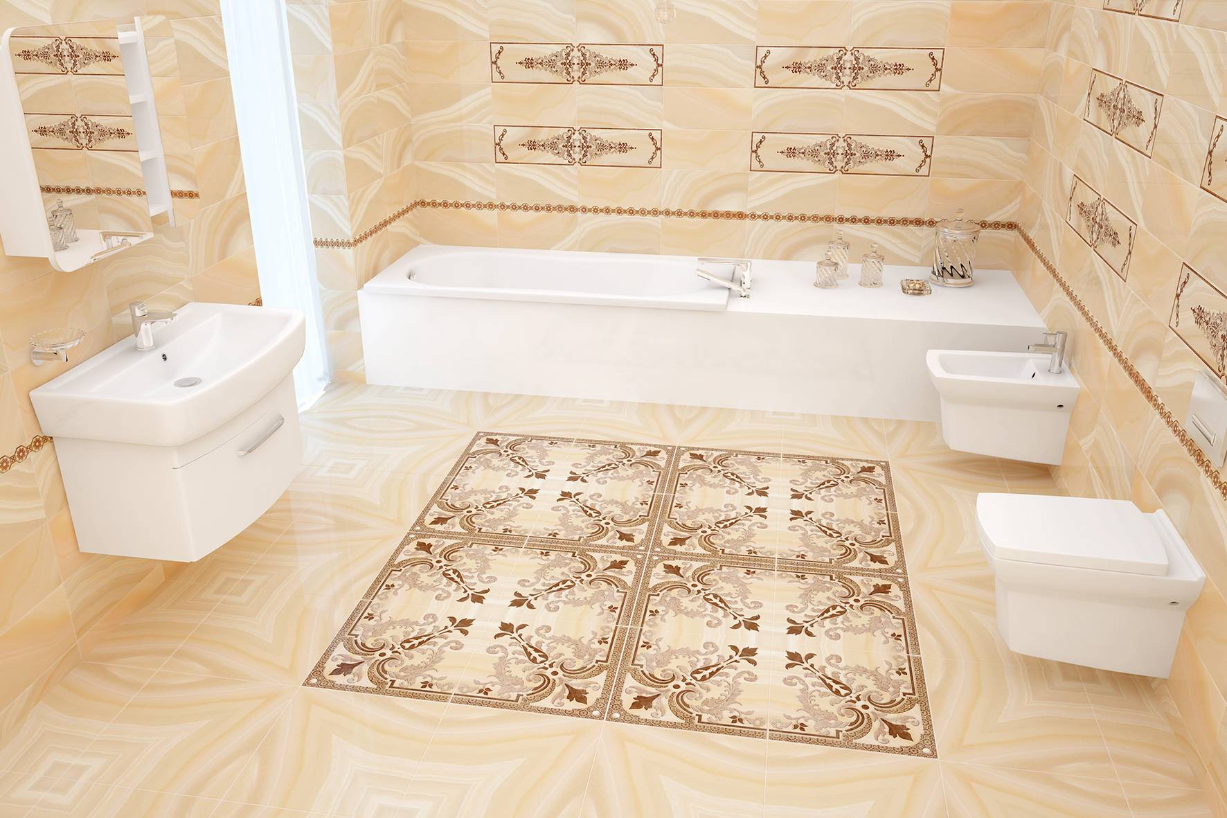 Укладка плитки на пол в ванной своими руками: инструкция для новичков