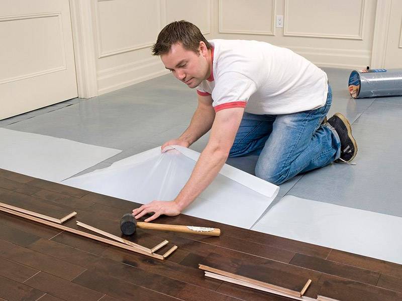 Укладка линолеума на бетонный пол: как стелить и положить правильно