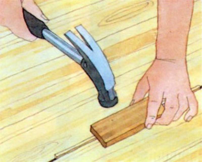 Щели в деревянном полу: проведение ремонтных работ + обзор составов для заделки