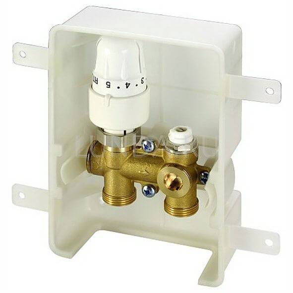 Терморегулятор для водяного теплого пола - схема подключения