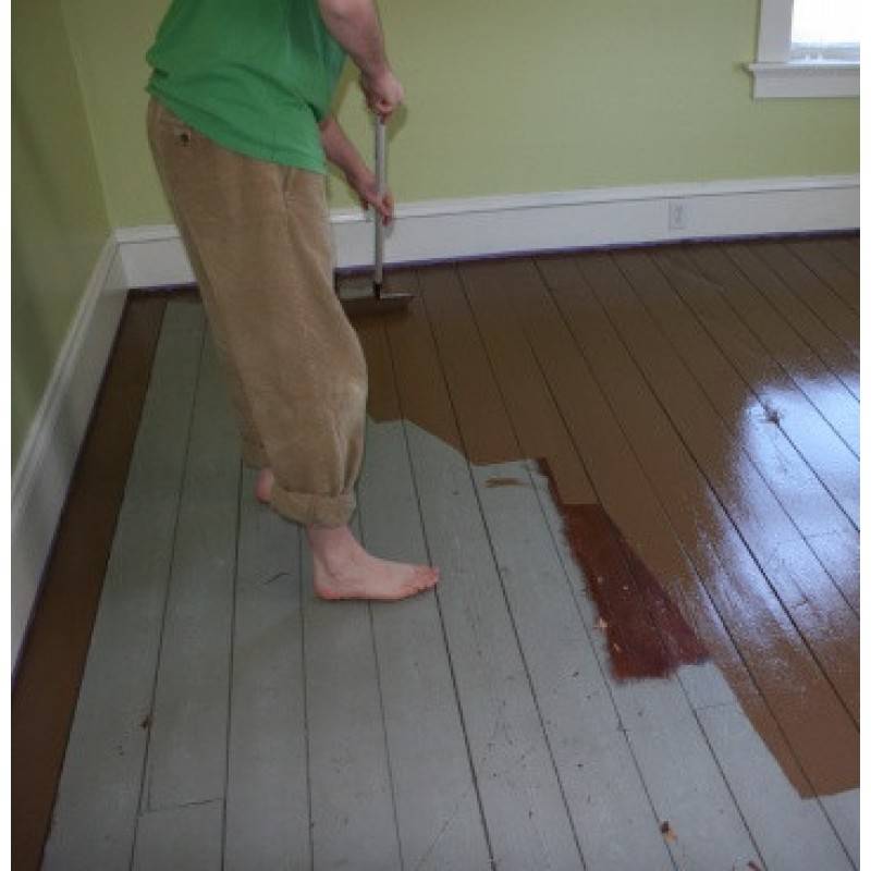 Чем покрасить деревянный пол и как правильно это сделать своими руками, крашенный пол в доме
